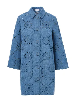 Veronica Beard Erilyn Dress in Sea Glare