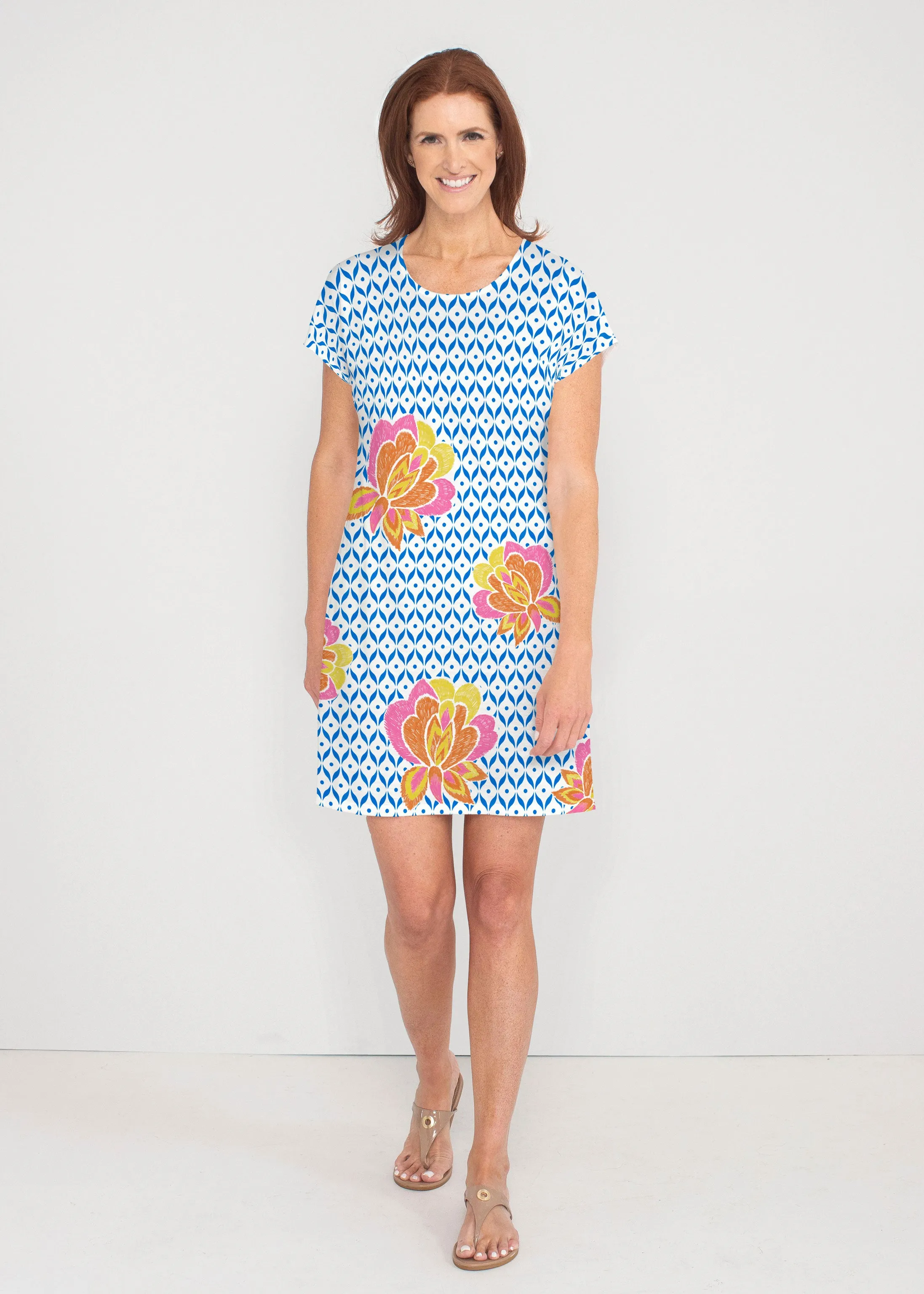 Vintage Blooms (8039) ~ Lucy Tee Dress