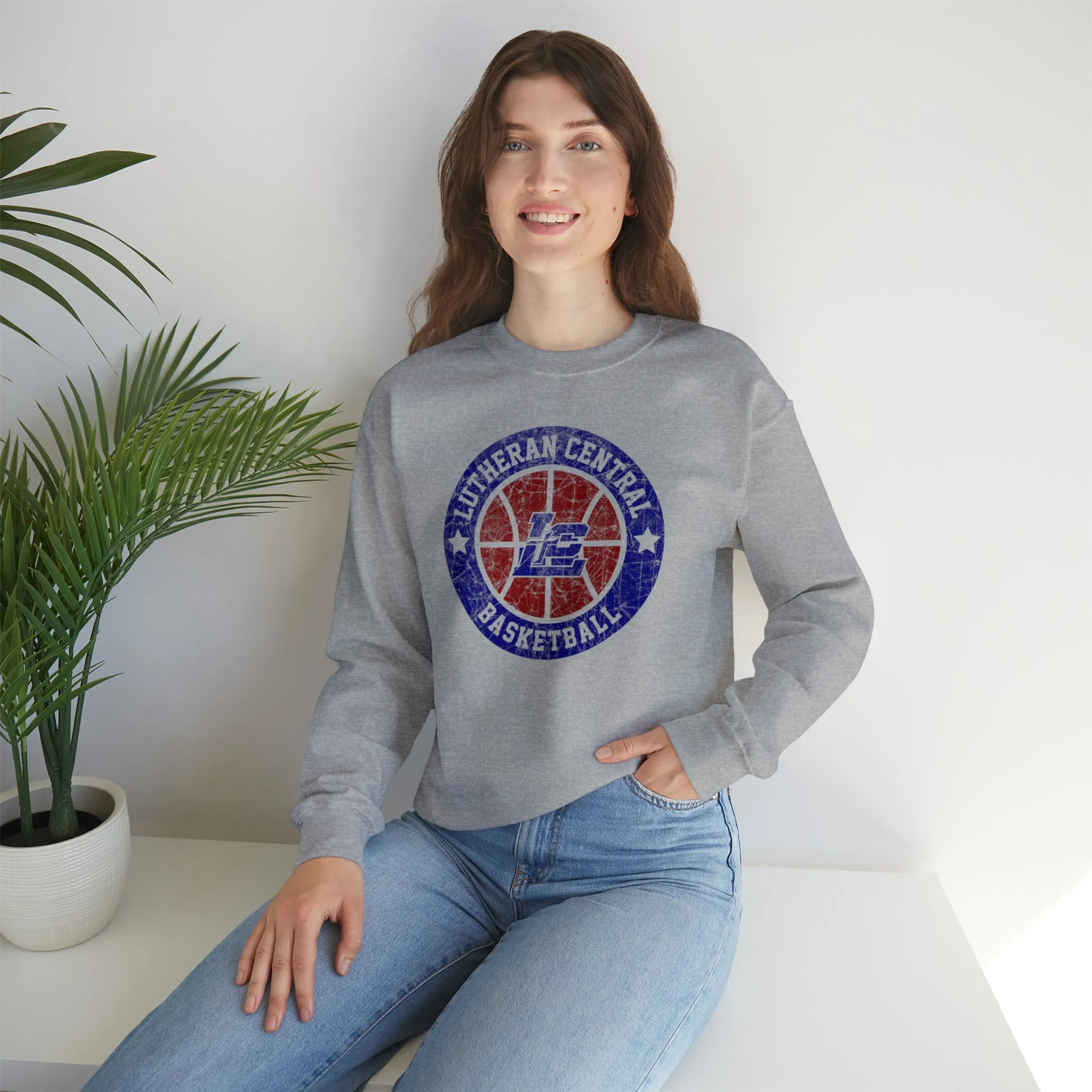 Vintage LC Saints Unisex Heavy Blend™ Crewneck Sweatshirt