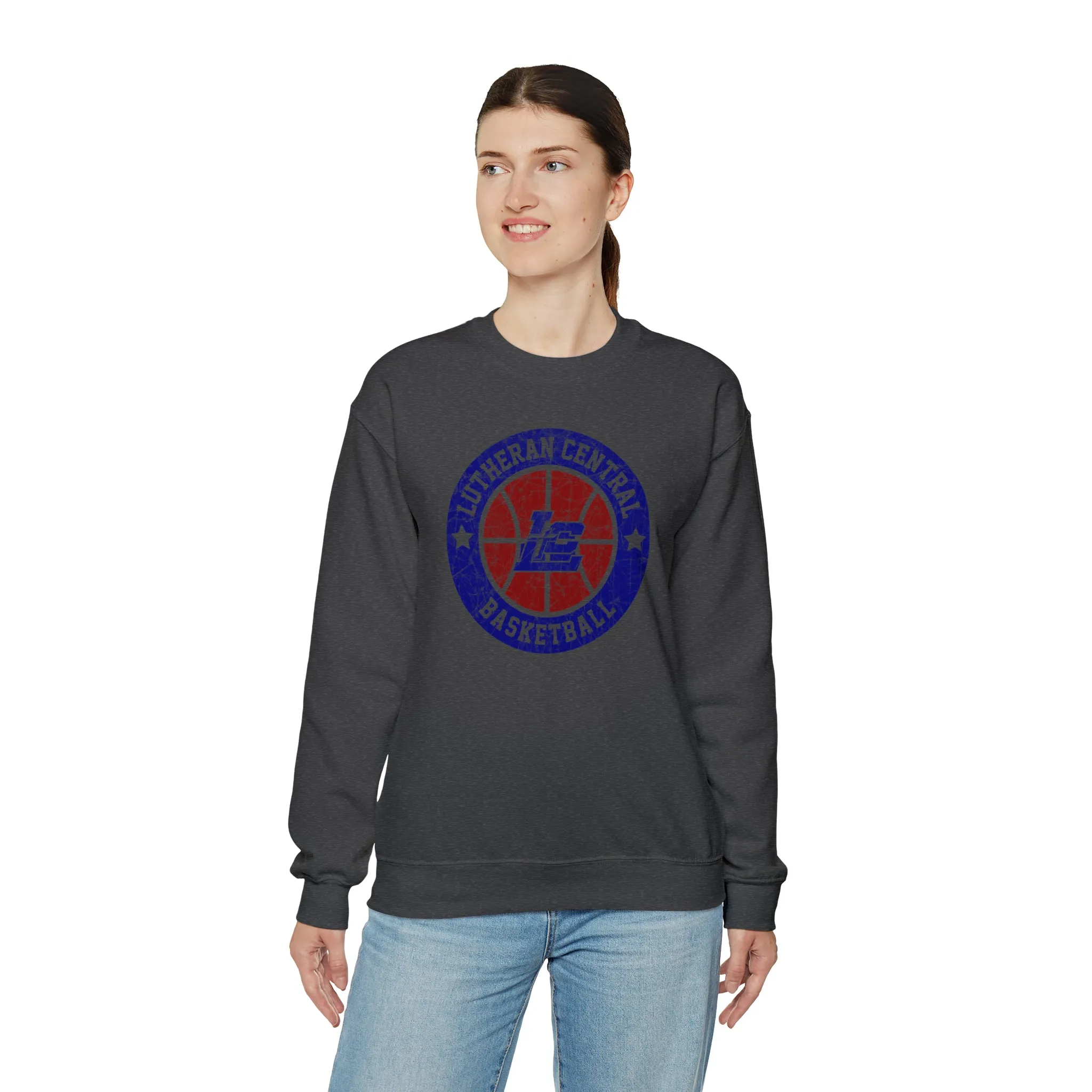 Vintage LC Saints Unisex Heavy Blend™ Crewneck Sweatshirt