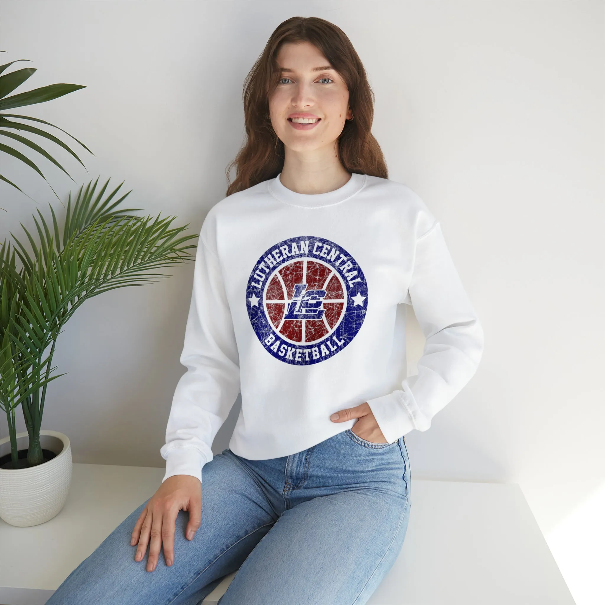 Vintage LC Saints Unisex Heavy Blend™ Crewneck Sweatshirt