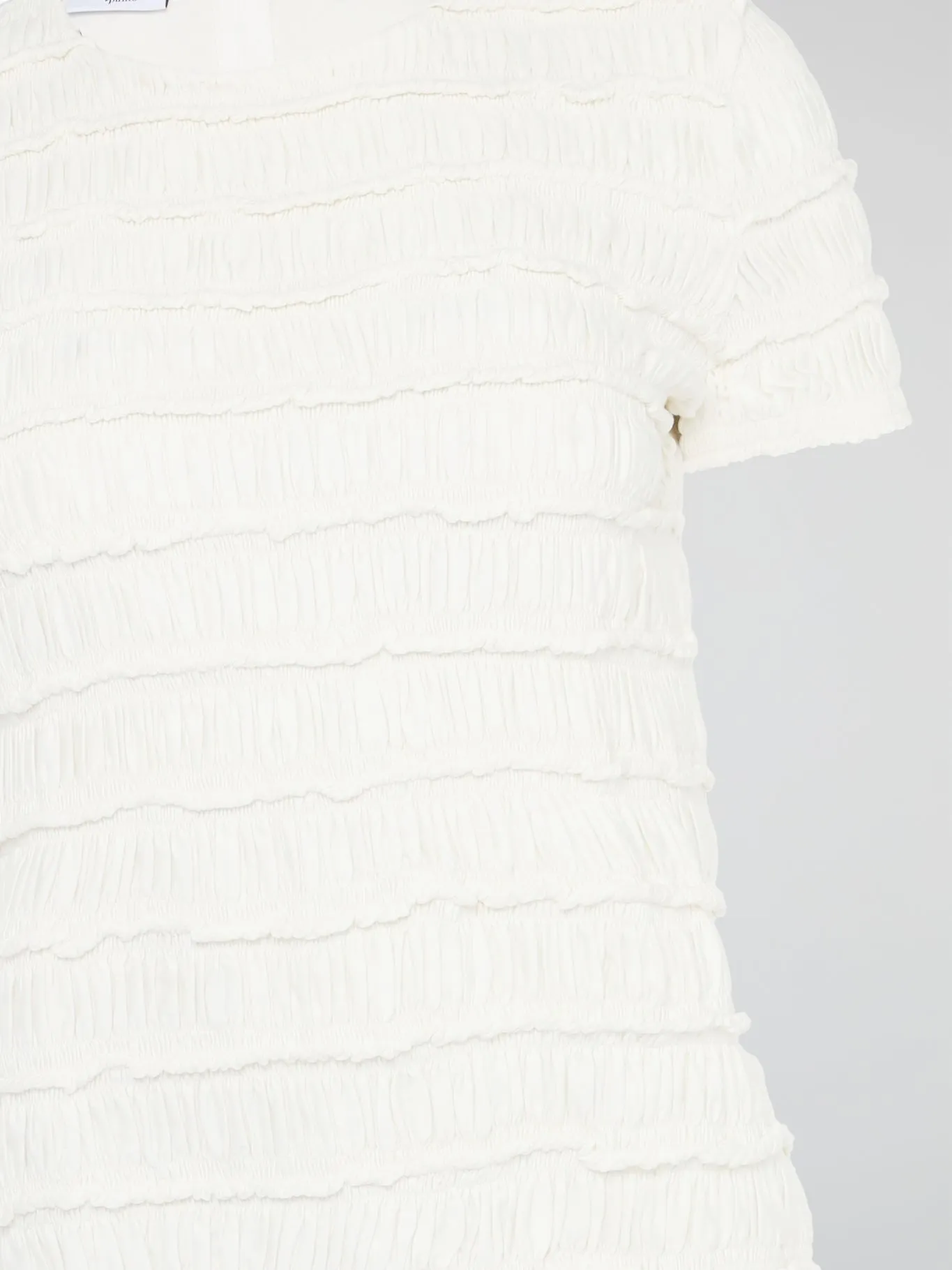 White Tiered Top
