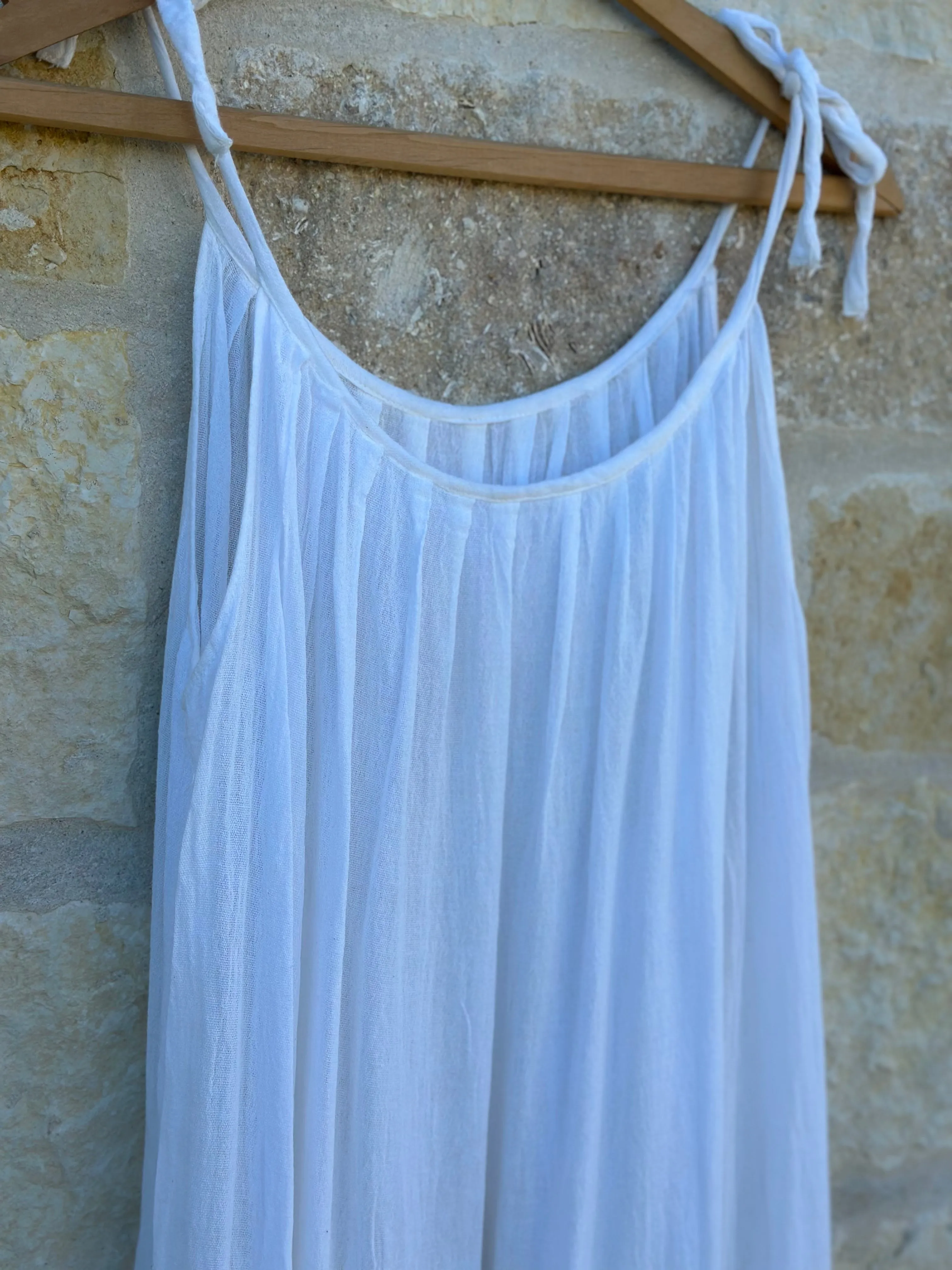 White Tirante Dress