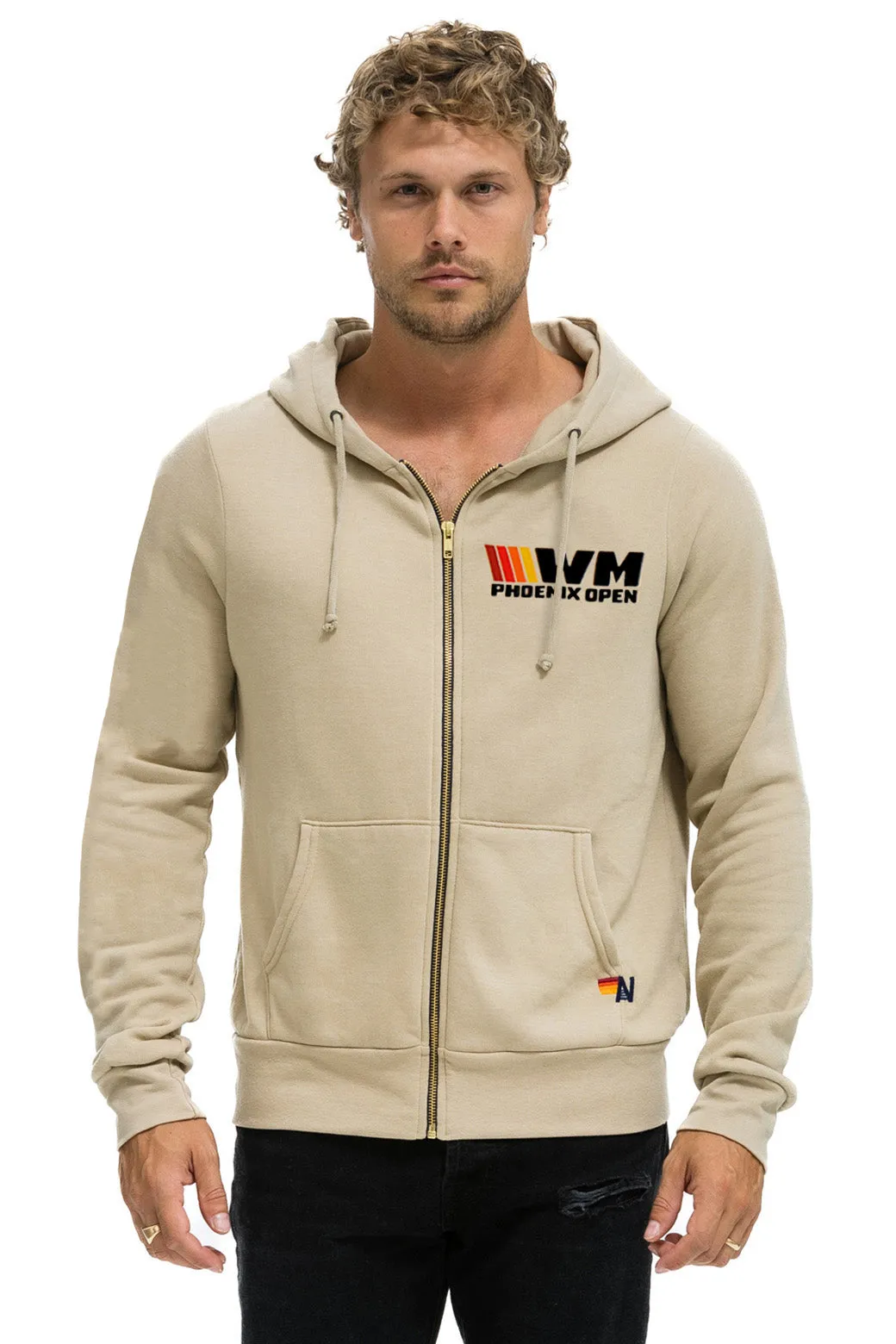 WM PHOENIX OPEN 2025 ZIP HOODIE - SAND