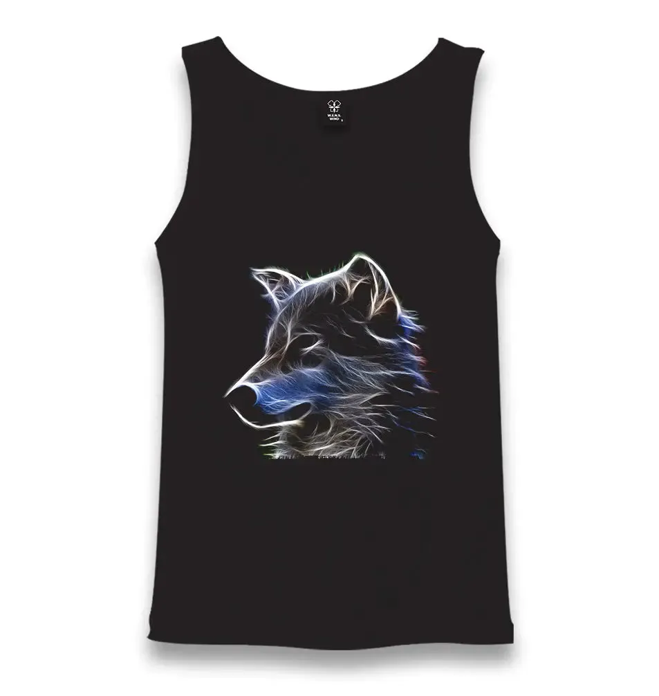 Wolf - Light Unisex Black Tank Top