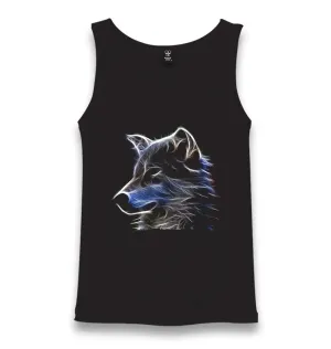 Wolf - Light Unisex Black Tank Top