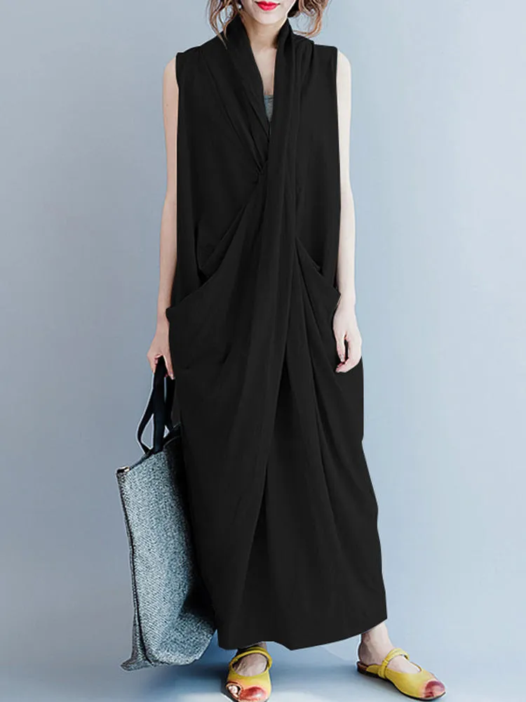 Women Dresses For Work V Neck Women Maxi Dress