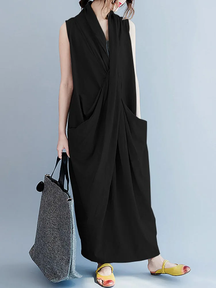 Women Dresses For Work V Neck Women Maxi Dress