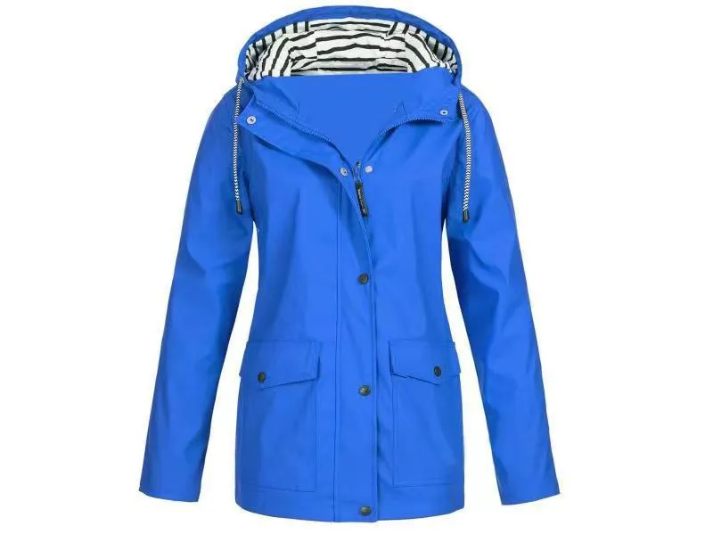 Women's Comfortable Waterproof Windbreaker Jacket