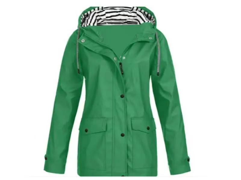 Women's Comfortable Waterproof Windbreaker Jacket