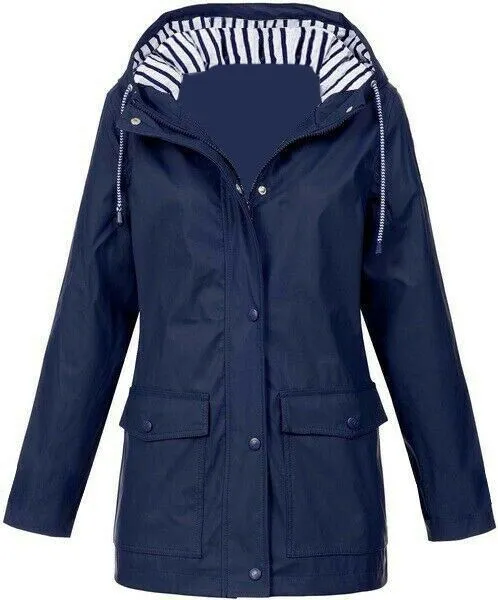 Women's Comfortable Waterproof Windbreaker Jacket