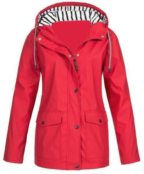 Women's Comfortable Waterproof Windbreaker Jacket