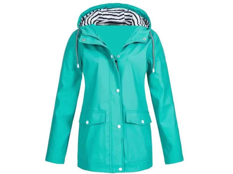 Women's Comfortable Waterproof Windbreaker Jacket