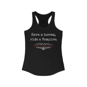 Women's Ideal Racerback Tank in Black or White