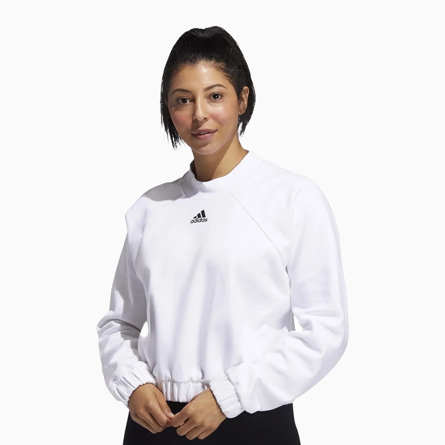 Women's Ribbed Crewneck Sweatshirt