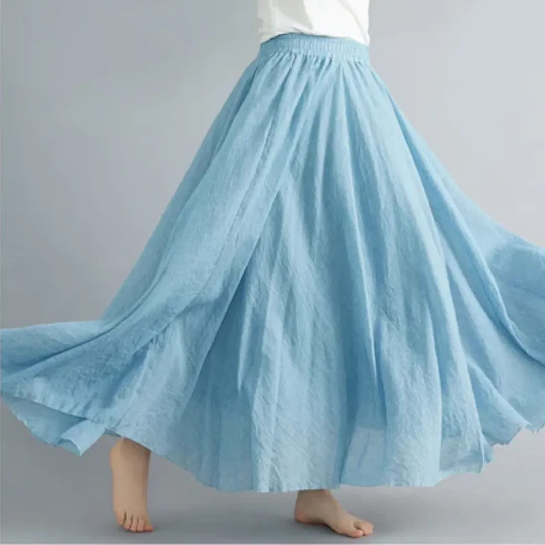 Women's Summer A Line Skirt | Long