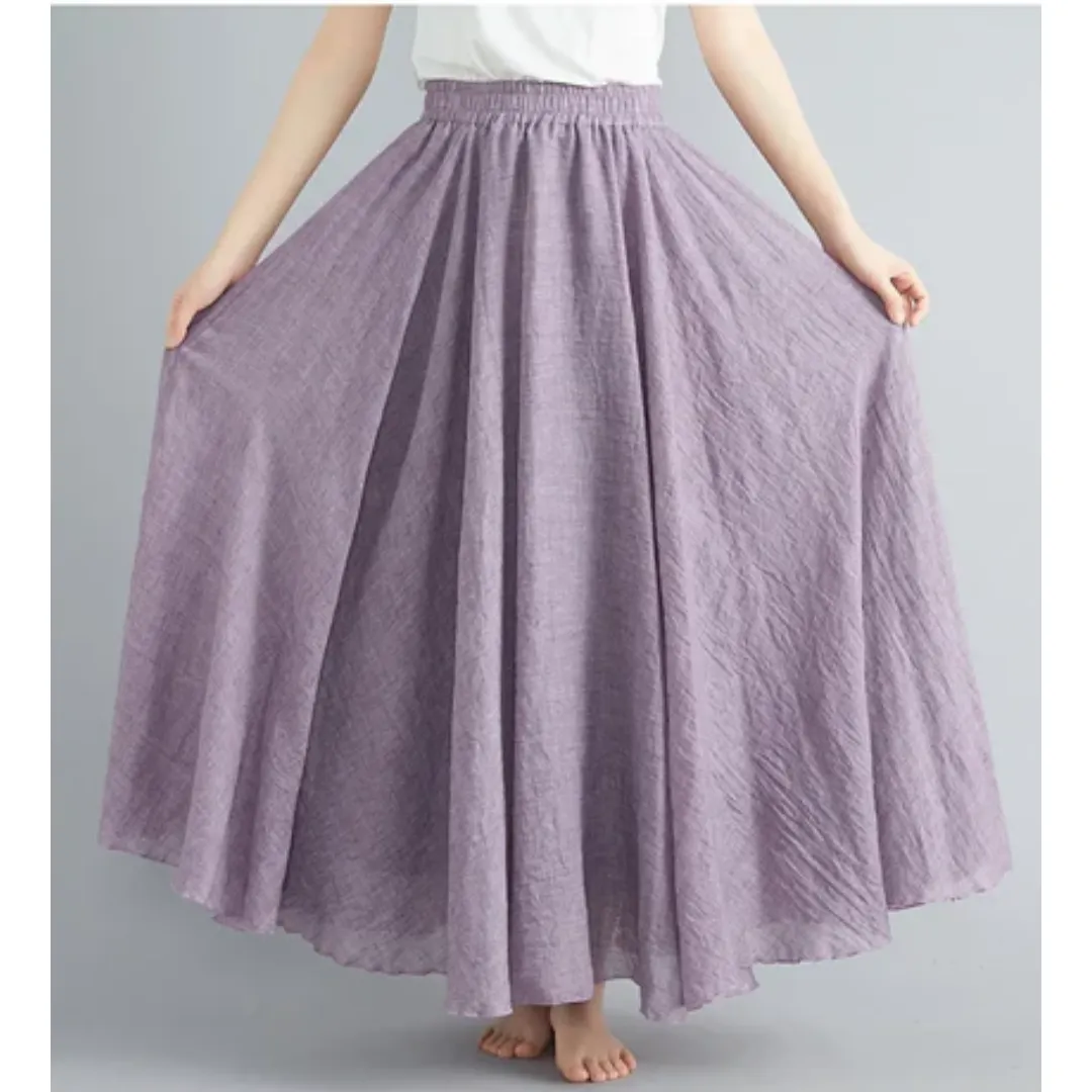 Women's Summer A Line Skirt | Long