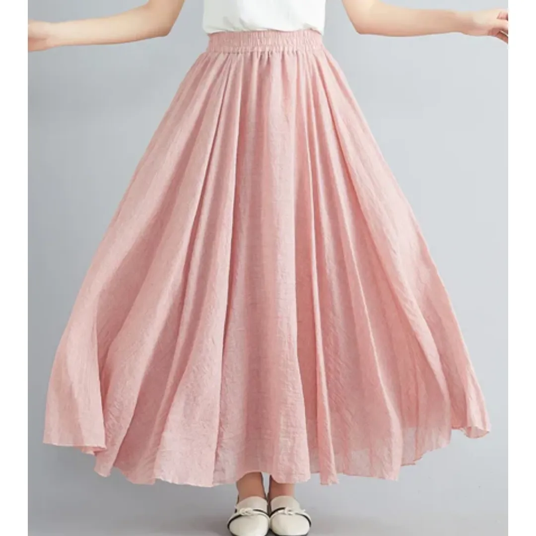 Women's Summer A Line Skirt | Long