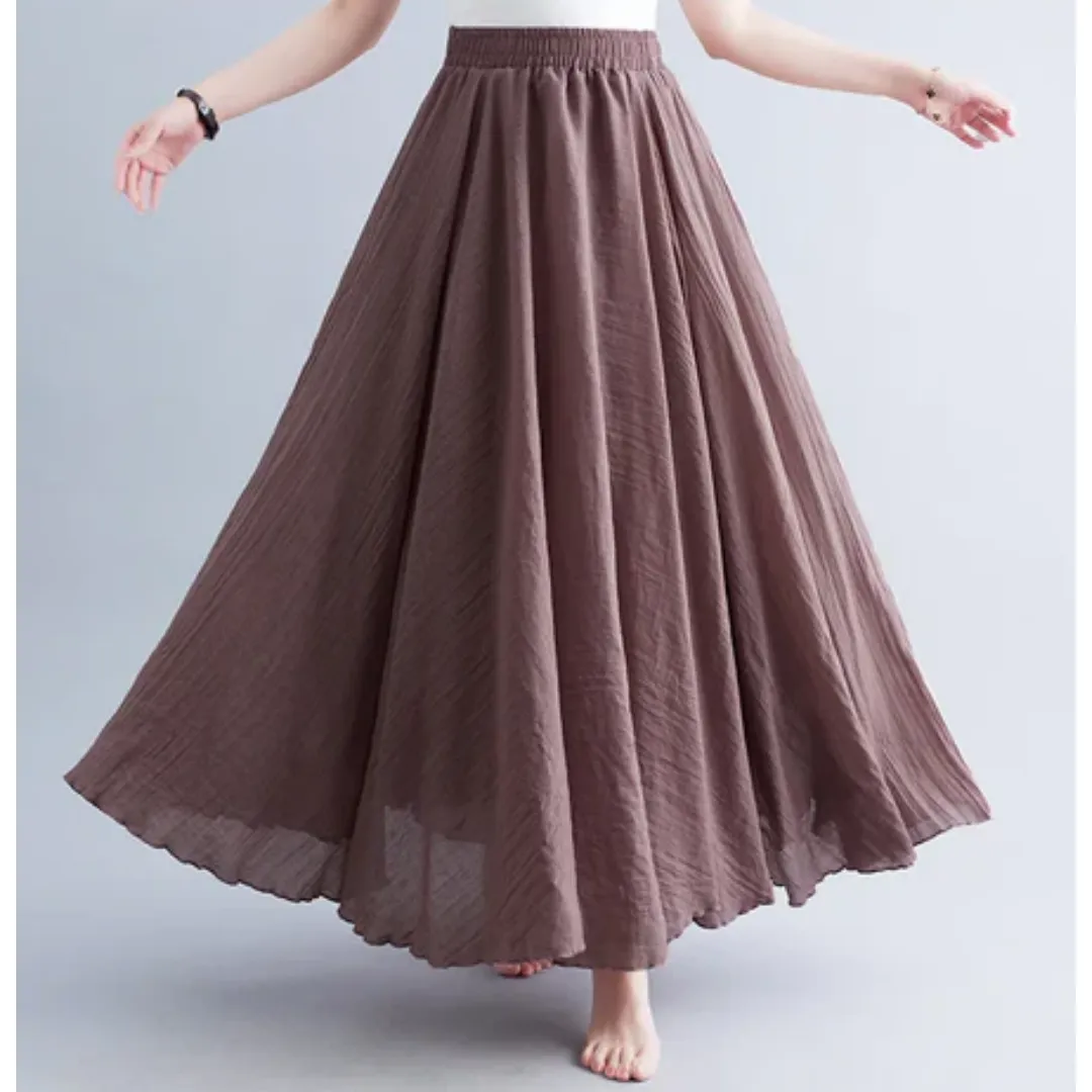 Women's Summer A Line Skirt | Long