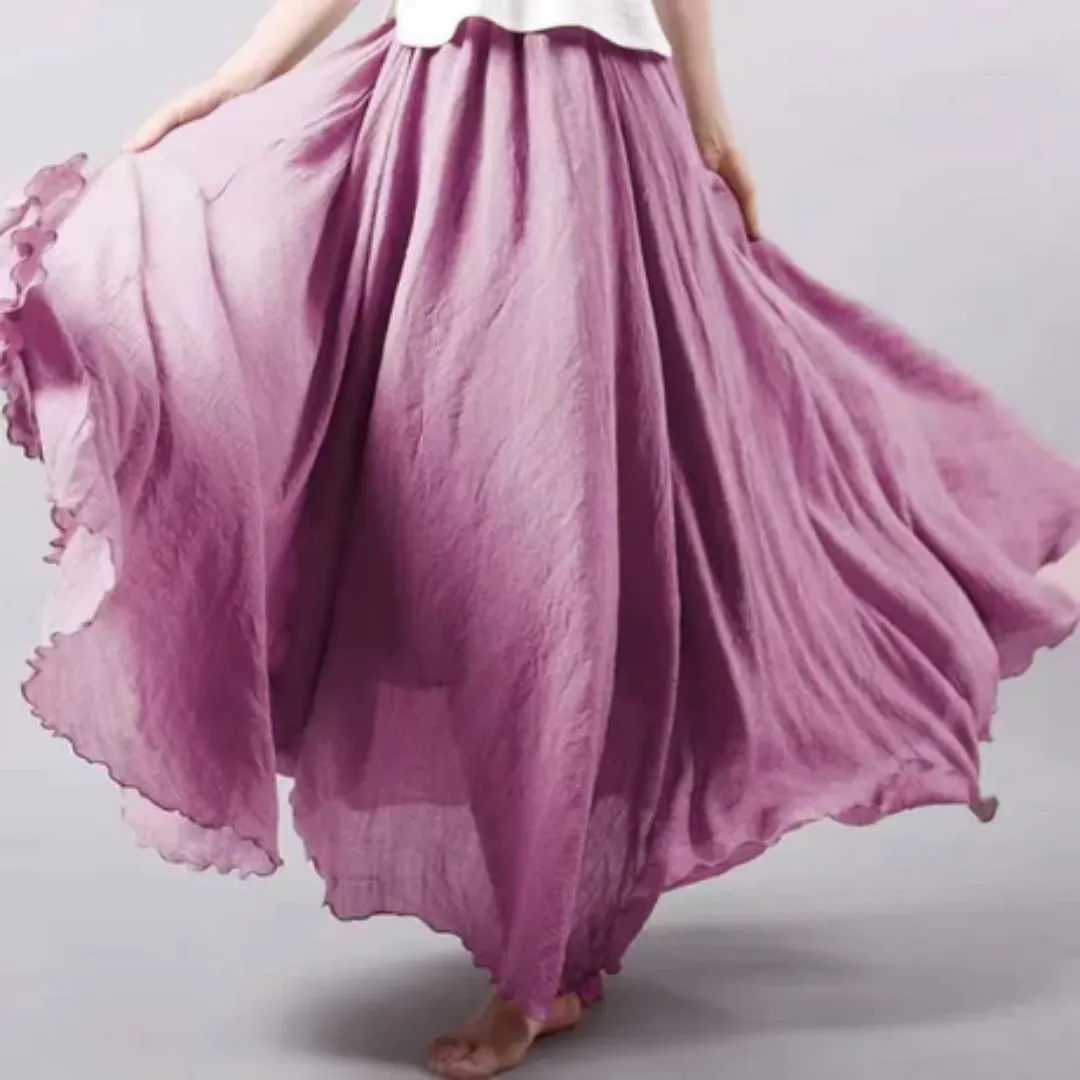 Women's Summer A Line Skirt | Long