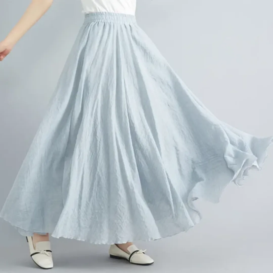 Women's Summer A Line Skirt | Long