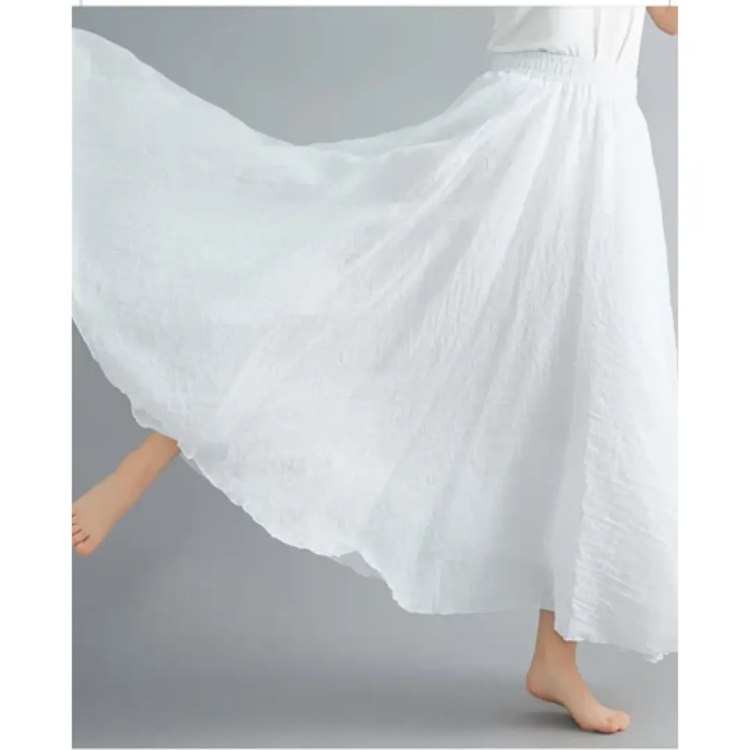 Women's Summer A Line Skirt | Long