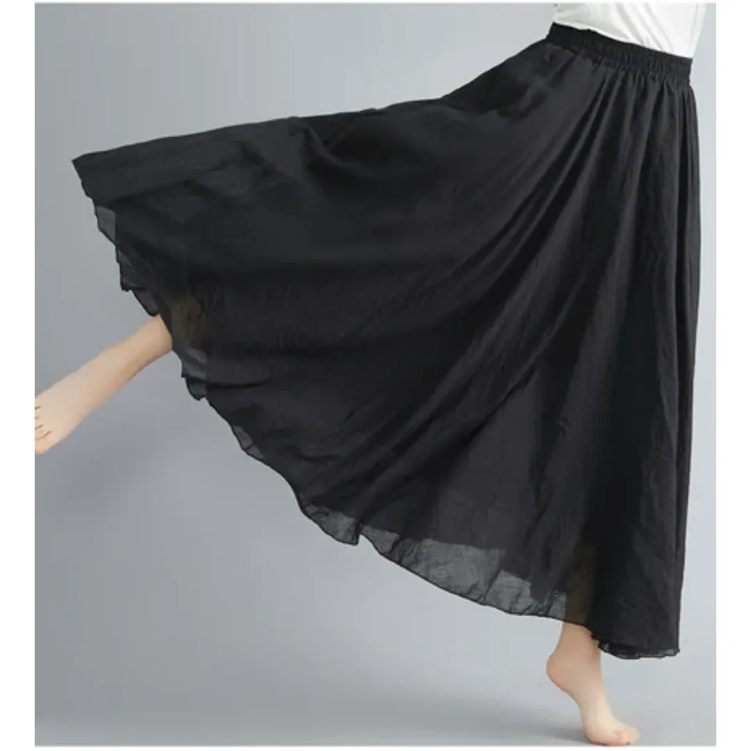Women's Summer A Line Skirt | Long