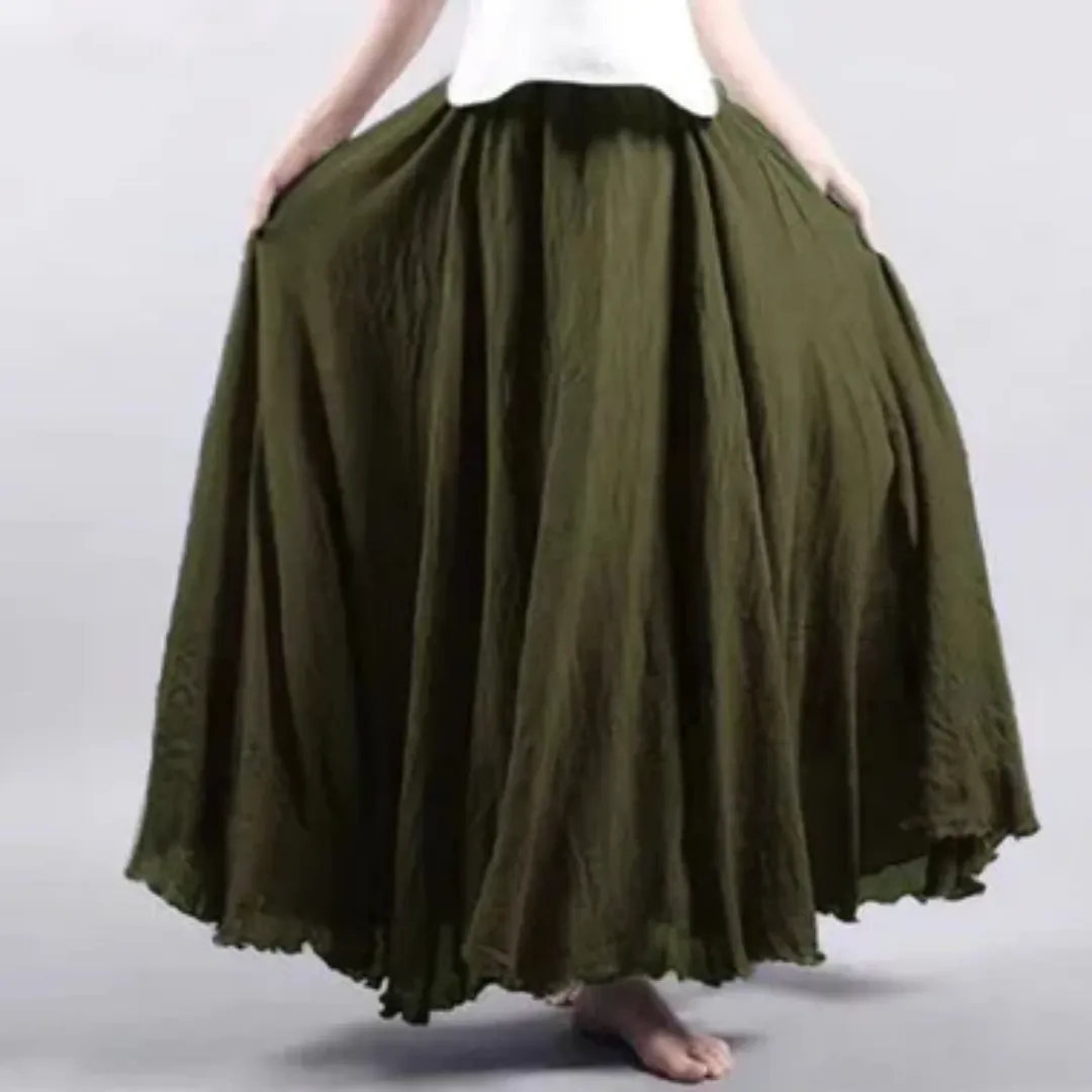 Women's Summer A Line Skirt | Long