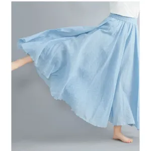 Women's Summer A Line Skirt | Long
