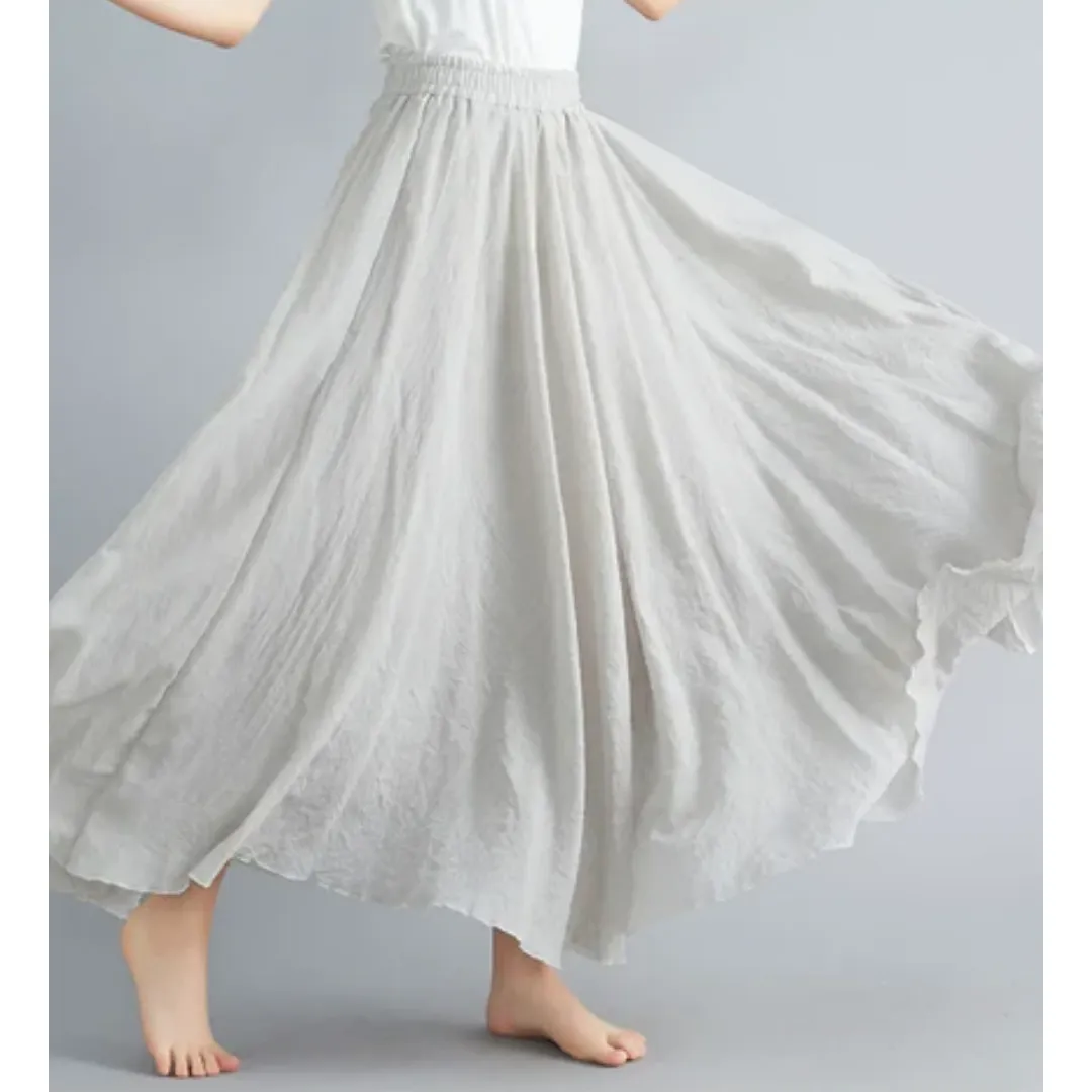 Women's Summer A Line Skirt | Long