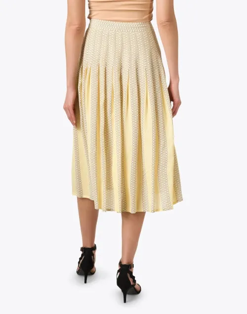 Yellow Printed Skirt