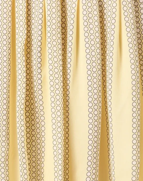Yellow Printed Skirt
