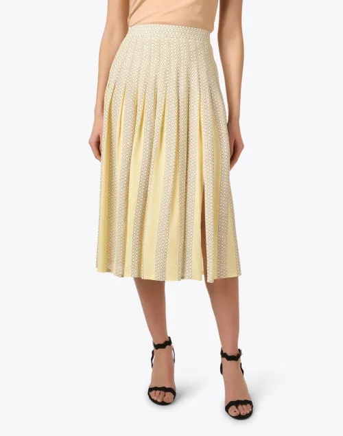 Yellow Printed Skirt